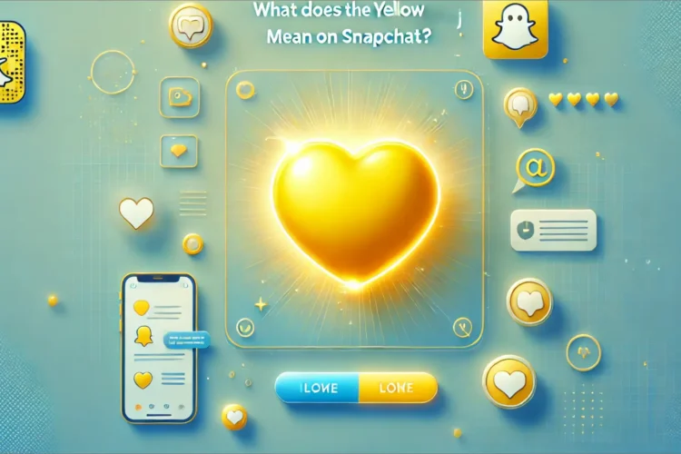 Yellow Heart Emoji Mean on Snapchat