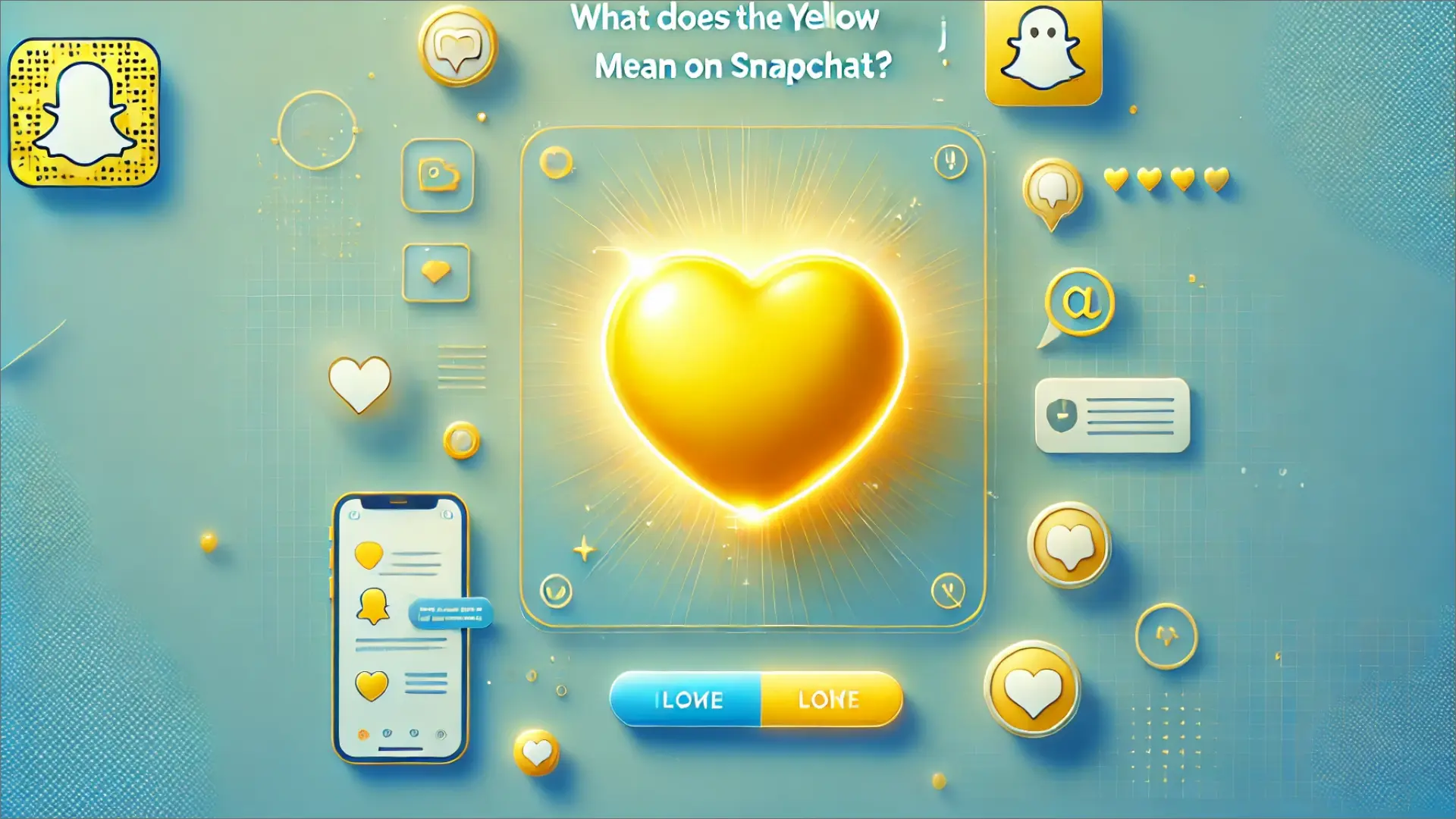 Yellow Heart Emoji Mean on Snapchat