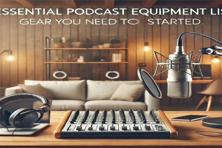 Podcast equipment list