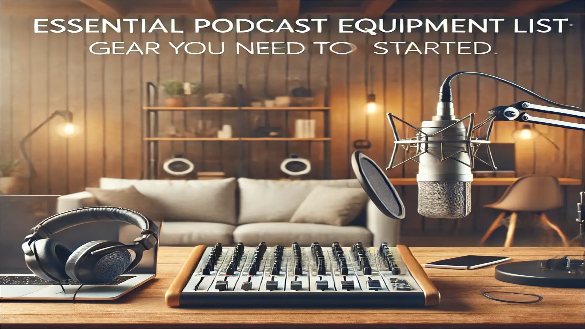 Podcast equipment list